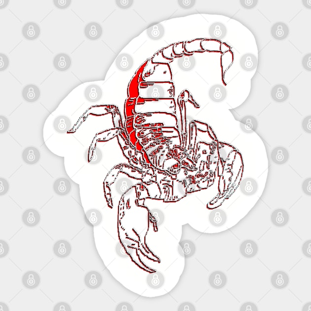 Scorpion 3D Scorpio skorpion Skorpio Sticker by 4rpixs